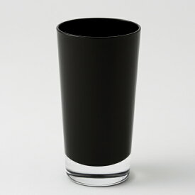 インナーブラック タンブラー グラス 真っ黒 漆黒 黒い ブラック グラス かっこいい 大人 ウイスキー ハイボール ビール カクテル バー おしゃれ 長い コップ 使いやすい シック モダン モノクロ インテリア シンプル デザイン センス マンション 大人時間 カウンター