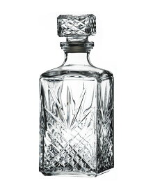 《イタリア製》ボルミオリロッコ　セレクタ　デカンタ （1000ml）【デキャンタ】 イタリア Bormioli Rocco ボルミオリ　ロッコ BO-592　おしゃれ ガラス ウイスキー かっこいい 透明 カット デザイン インテリア パーティ お水 すべてガラス 会員制バー 大人時間