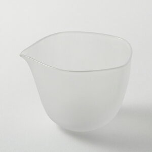 KIMOTO GLASS TOKYO Brume 片口 フロスト 冷酒 おしゃれ マッコリ まっこり 徳利 酒注ぎ ドレッシング入れ ソース入れ テーブルコーディネート ミシュラン レストラン 人気 手作り ガラス 器 酒器 日