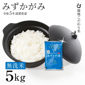 【特A】★★無洗米★★ みずかがみ 5kg 令和5年 滋賀県産 米 お米 送料無料 環境こだわり米 80