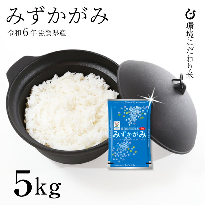 楽天市場】新米 みずかがみ 5kg 令和6年 滋賀県産 米 お米 送料無料  