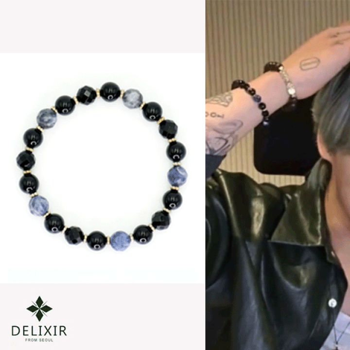楽天市場】【DELIXIR】オニックス ソダライト 天然石 ブレスレット
