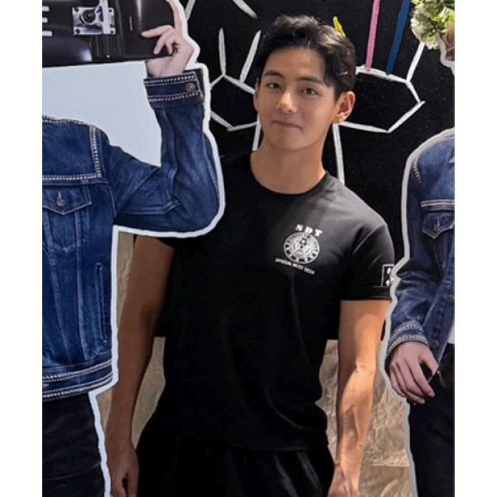 防弾少年団(BTS) - BTS TEAM Tシャツ テテ テヒョン V チーム Tシャツ XL BTS V テテ テヒョン HIPHOP Tシャツ 新品 ヴィンテージ風
