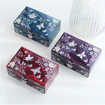 螺細漆器韓国伝統工芸品小物入れ引き出し式