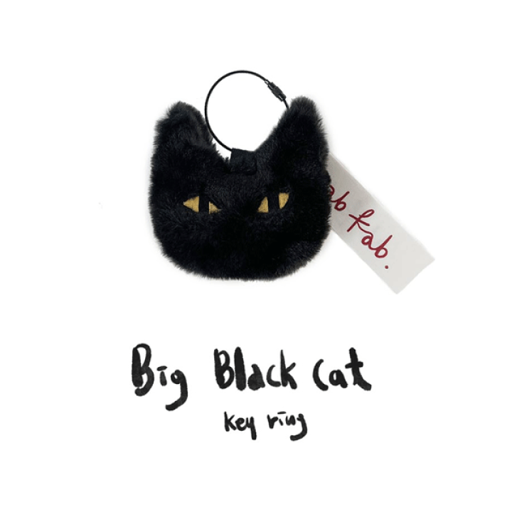 楽天市場】ab fab Big Blg Black cat ビックキャット キーリング
