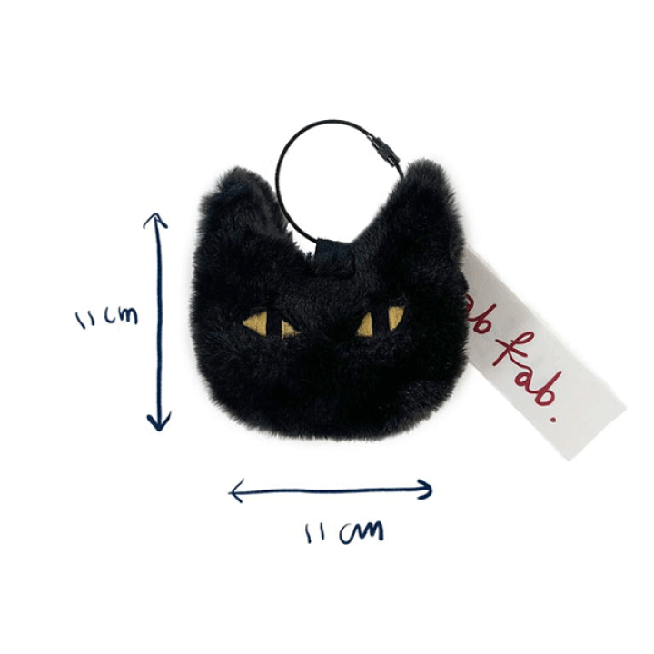 ☆韓国の人気☆【FAD】☆CAT KEY RING 猫キーリン.グ☆ FAD》 CAT KEY RING 猫キーリング (2color) (キーホルダー
