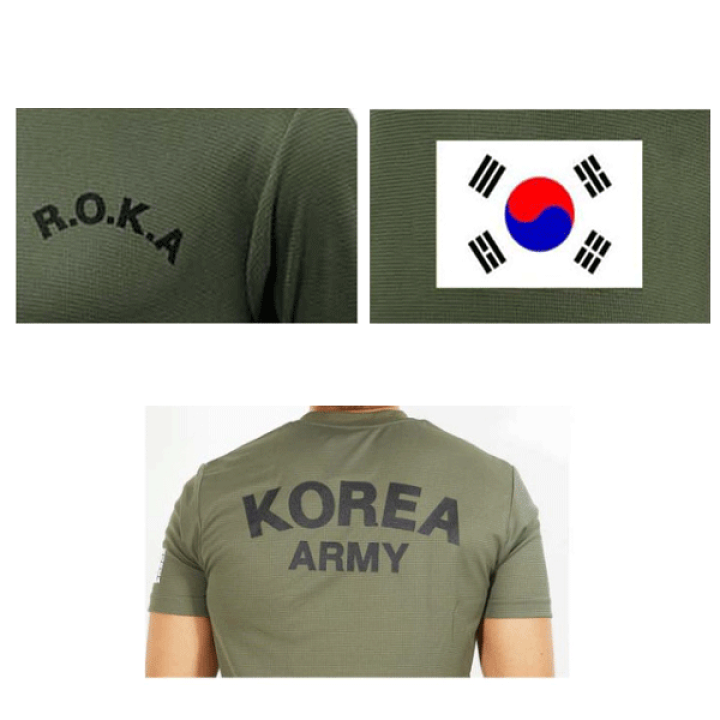 楽天市場】韓国直輸入 ROKA Tシャツ 半袖 全2カラー カーキ 迷彩