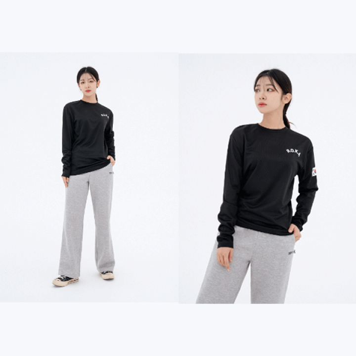 メタルフック キーネック Tシャツ 長袖 半袖 韓国 メンズ cr7822 JH junhashimoto ストレッチリネンキーネックシャツ[品番
