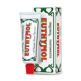 【送料無料】EUTHYMOL ユーシモール オリジナル 歯磨き粉 1本 韓国 イギリス 美容 口臭 タバコ 歯の黄ばみ 虫歯 歯周病 デンタルケア 106g Euthymol Original Toothpaste