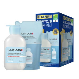 ILLIYOON �C������ �Z���~�h �A�g 6.0 �g�b�v�g�D�g�[ �E�H�b�V�� 625ml + 500ml ���t�B���t�� �w�A �{�f�B �t�F�C�X �P�A �{�f�B�E�H�b�V�� �{�f�B�\�[�v �N�����W���O �I�[���C������ ���� ���C�X