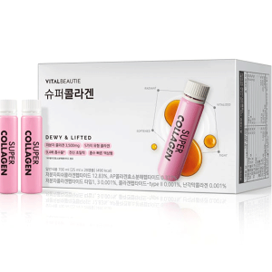 VITAL BEAUTIE �o�C�^���r���[�e�B�[ �X�[�p�[�R���[�Q�� 25ml × 28���� 4�T�� ���N ���� ���Ǘ� �O���e���t���[ ��h�� �f�C���[ PDRN �O���^�`�I�� �ᕪ�q �������� �T�v�� �����g �C���i�[�r��