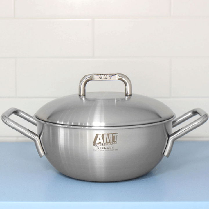 楽天市場】韓国直輸入！AMT 316Ti 5重 シャープ 両手鍋 24cm 韓国鍋 鍋