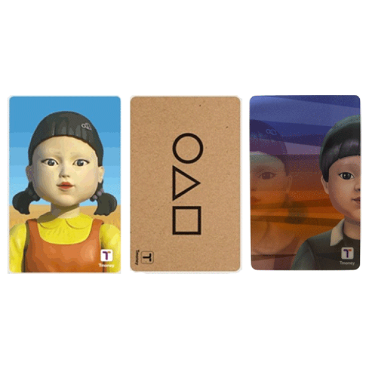 NCT127 ドヨン T money 交通カード BTS 透明 イラスト T-moneyカード（Jung Kook）[韓国][交通カード