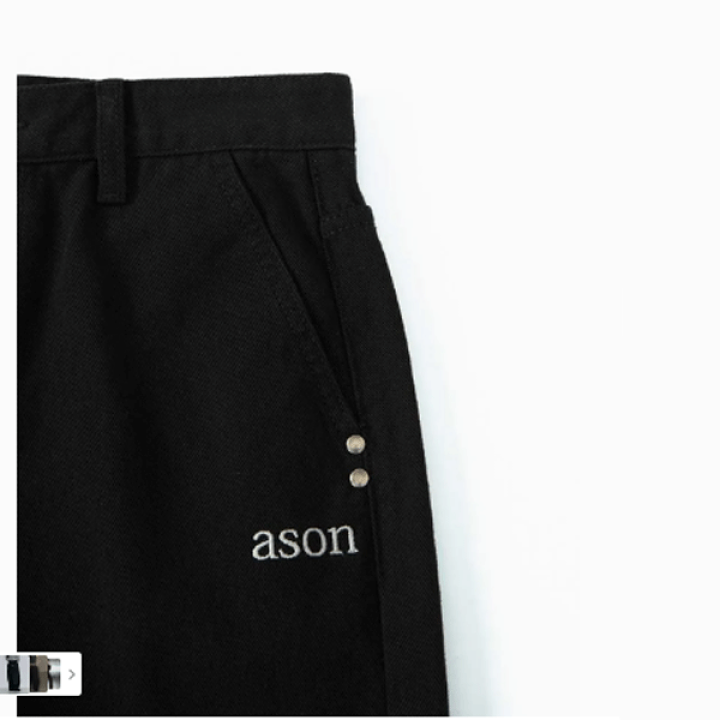楽天市場】韓国直輸入 ASON SMOG WIDE PANTS スモッグ ワイドパンツ