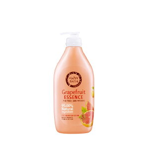 HAPPY BATH �n�b�s�[�o�X AMORE PACIFIC �A���[���p�V�t�B�b�N �O���[�v�t���[�c �G�b�Z���X �N�[�����O �{�f�B �E�H�b�V�� Grapefruit Essence Cooling Body Wash 900ml ��e�� ��������(�ꕔ�n�揜�O)