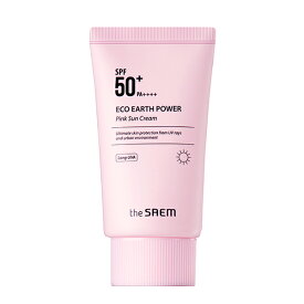 the SAEM ザ・セム エコ アース パワー ピンク サン クリーム Eco Earth Power Pink Sun Cream SPF50+ PA++++ 50g 定形外送料無料(同梱有の場合不可) 韓国コスメ 日焼け止め サンブロック