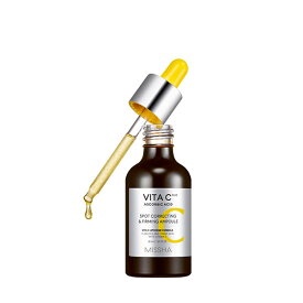 ミシャ MISSHA ビタCプラス スポットコレクティング & ファーミングアンプル VITA C PLUS ASCORBIC ACID SPOT CORRECTING & FIRMING AMPOULE 30ml 送料無料 一部地域除外 韓国コスメ スキンケア スペシャルケア アンプ