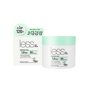 zJzJ HolikaHolika X I XL GbZX pbh e LESS ON SKIN Essence Pad 120pads/220ml i ؍RX gi[pbh ӂ艻ϐ ϐ @