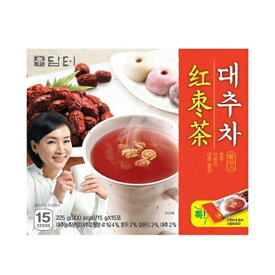 【ネコポス便送料無料】韓国伝統茶！なつめ茶（15g×15スティック入り）ナツメ茶 テチュチャ 韓国 お茶 健康 タント ダムト