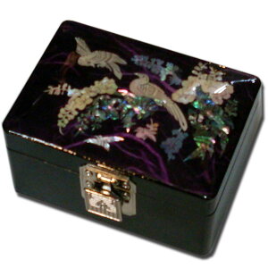 韓国の伝統を伝えるアンティーク漆器 宝石箱 送料無料 一部地域除外 宝石箱 韓国伝統 アンティーク 螺鈿