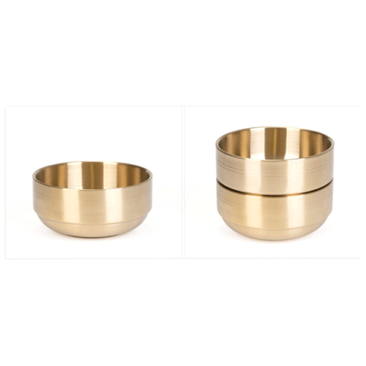 楽天市場】韓国直輸入！ 韓国式 高級 器 汁椀 チタン 金