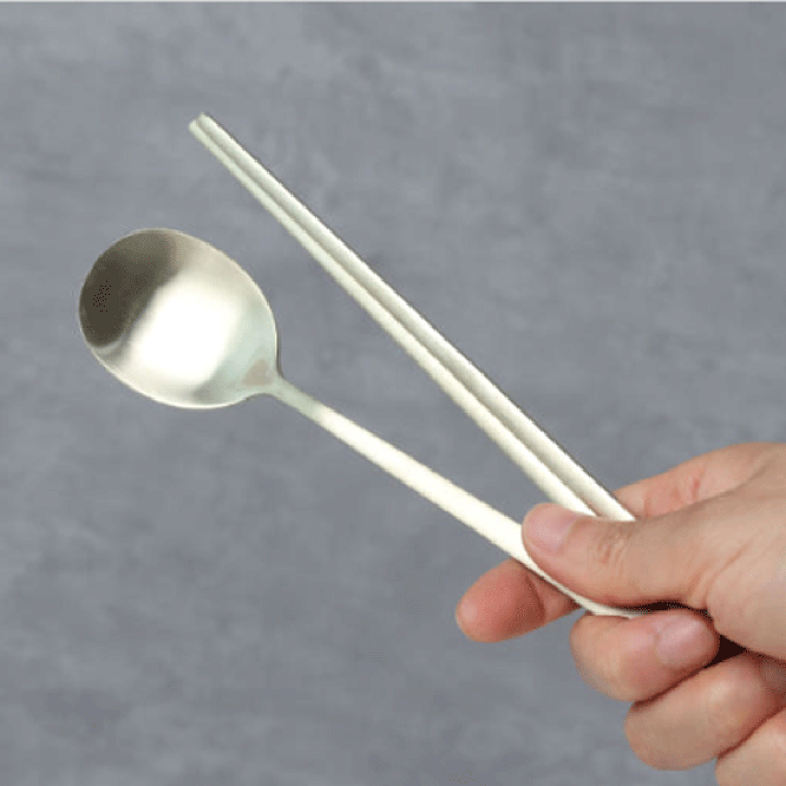 楽天市場】韓国直輸入！ 韓国式 高級 箸スプーン スジョセット