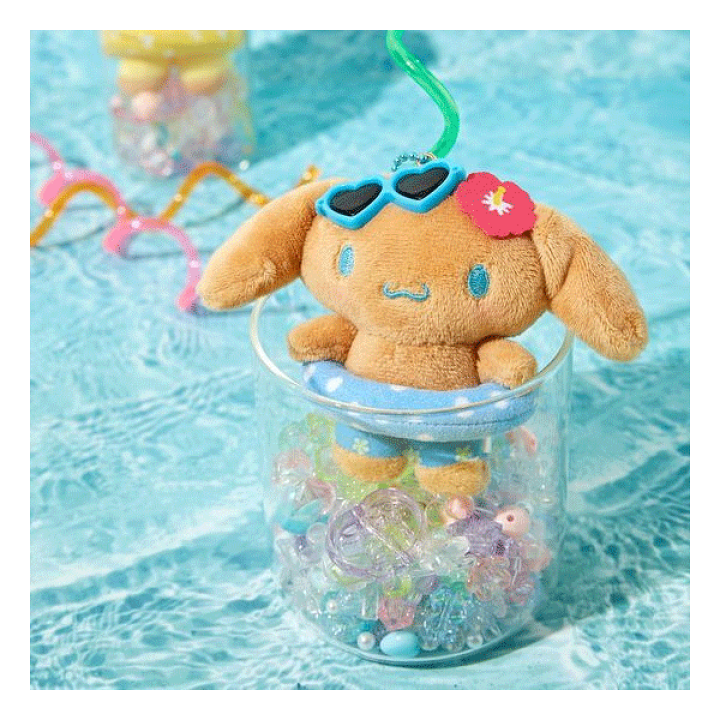 オリーブヤング サンリオコラボ ぬいぐるみキーホルダー　日焼けポムポムプリン b オリーブヤング サンリオコラボ ぬいぐるみキーホルダー 日焼け