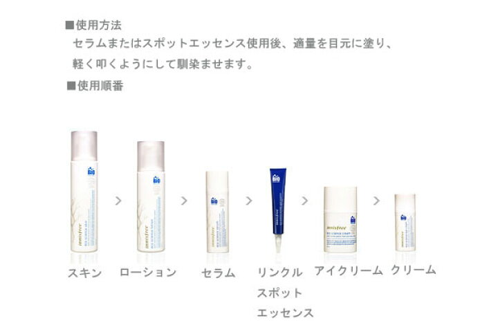楽天市場 イニスフリー Innisfree 定形外郵便送料無料 Innisfree イニスフリー Eco Science Eye Cream エコサイエンス アイクリーム 30ml 神戸オートン輸入雑貨店
