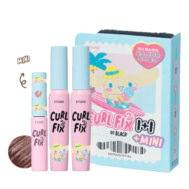 ETUDE エチュード 日焼けシナモロール カールフィックスマスカラ 8g 1個/2個(企画セット) 束感 ロング ボリューム ブラック　ブラウン 韓国コスメ メイクアップ サンリオ シナモロール コラボ