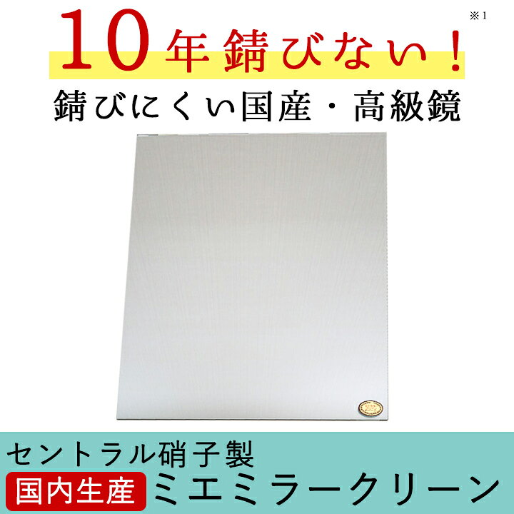 楽天市場】セントラル硝子【ミエミラークリーン(610×457mm)＜取付 