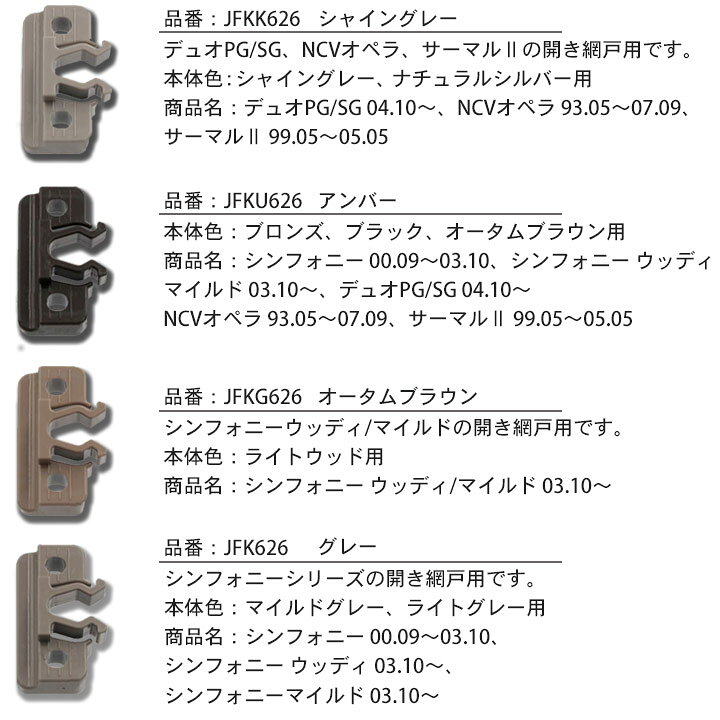 楽天市場】LIXIL TOSTEM 開き網戸用キャッチャー 網戸部品 ネジ付 