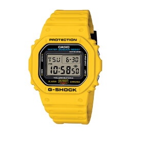 カシオ腕時計　DWE-5600R-9JR　リバイバルモデル　正規品　CASIO　G-SHOCK　イエローカラー／ブラックとレッドの替えベルト・替えベゼル付き　メーカー1年保証