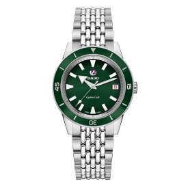 ラドー腕時計 正規品 キャプテンクック R32500323 緑色文字盤/SSブレスレット/機械式自動巻き RADO メーカー5年保証【送料無料】