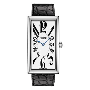 ティソ腕時計 T117.509.16.012.00 ティソ ヘリテージ バナナ センテナリー 白色文字盤/黒色カーフストラップ(クォーツ) メーカー2年保証 T1175091601200