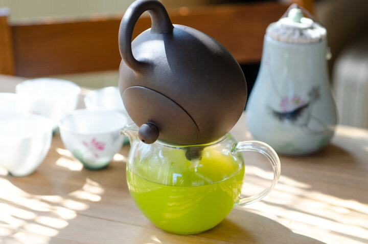 中国茶　茶藝　茶壷　宜興紫砂　水平壷　サイズ小　急須