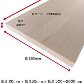 一枚板 1枚板 棚板 板 無垢板 化粧板 板材 テーブル カウンター ベンチ 天板 机 棚 家具 キャビネット DIY 日曜大工 セルフビルド 木工 栂 無垢材 フリー板 集成材 幅はぎ材 木材 【送料無料】 【厚さ】30mm ×【幅】350mm ×【長さ】1600mm