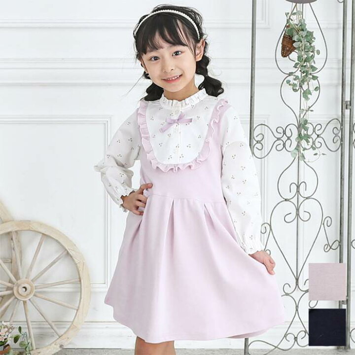 楽天市場 Biquette ビケット ワンピース 80 130cm 女の子 80cm 90cm 95cm 100cm 110cm 1cm 130cm キムラタン 子供服 綿100 キムラタン楽天市場店