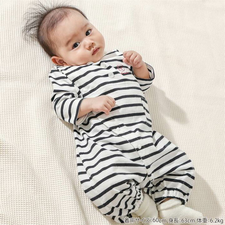 オーバーオール♡ロンパース♡piccolo♡チェック♡70cm 好ま