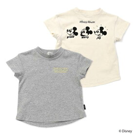 【20%OFF SALE】n.o.u.s (ノウズ ) ／MICKEYデザインTシャツ (80～140cm) 女の子 男の子 80cm 90cm 100cm 110cm 120cm 130cm 140cm キムラタン 子供服 本体綿100%