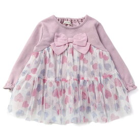 【30%OFF SALE】coeur a coeur (クーラクール ) プルオーバー (70〜100cm) 女の子 70cm 80cm 90cm 95cm 100cm キムラタン 子供服 本体綿100% 女児 ベビー キッズ かわいい リボン おでかけ