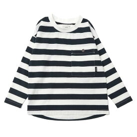 【40%OFF SALE】n.o.u.s (ノウズ ) Tシャツ（長袖） (80〜140cm) 男の子 80cm 90cm 100cm 110cm 120cm 130cm 140cm キムラタン 子供服 綿100% | 長袖 キッズ ティーシャツ 子ども服 秋物 服 ボーイズ ボーダー カジュアル トップス 秋 コットン ポケット