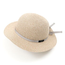 【FINAL SALE 60%OFF】n.o.u.s (ノウズ ) ハット (48〜56cm) 女の子 48cm 50cm 52cm 54cm 56cm キムラタン 子供服 | 子ども服 こども服 こどもふく こども キッズ 夏 無地 かわいい おしゃれ 女児 ガールズ 日よけ リボン 麦わら帽子 ネームタグ