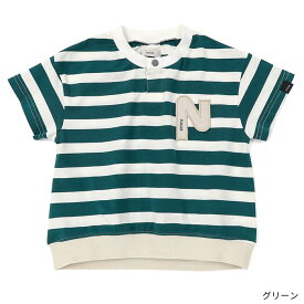 【FINAL SALE 50%OFF】n.o.u.s (ノウズ ) ボーダーTシャツ（半袖） (80〜140cm) 男の子 80cm 90cm 100cm 110cm 120cm 130cm 140cm キムラタン 子供服 | 半袖 キッズ 通園 通学 夏物 服 男児 おしゃれ トレンド トップス ボーダー カジュアル 夏 ギフト マニッシュ