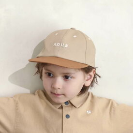 【FINAL SALE 70%OFF】n.o.u.s (ノウズ ) キャップ (48〜56cm) 男の子 48cm 50cm 52cm 54cm 56cm キムラタン 子供服 本体綿100%| こども キッズ 夏 無地 かわいい おしゃれ 男児 ボーイズ 日よけ 帽子 ベースボール ネームタグ ドライタッチ アースカラー