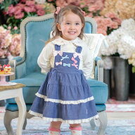 【残り僅か 50%OFF】coeur a coeur 2WAYジャンパースカート 女の子 80cm 90cm 100cm キムラタン 子供服| …