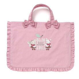coeur a coeur (クーラクール ) レッスンバッグ (フリー) 女の子 キムラタン 子供服 こども 通園 通学 ハート うさぎ りす 動物モチーフ かわいい