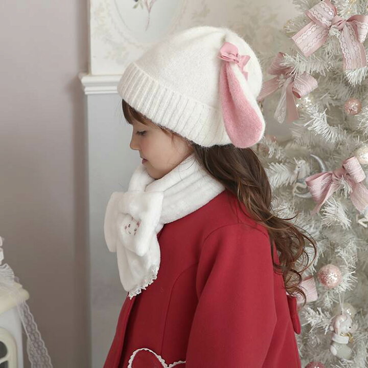楽天市場】coeur a coeur (クーラクール ) うさ耳ニット帽子 (52〜50cm 