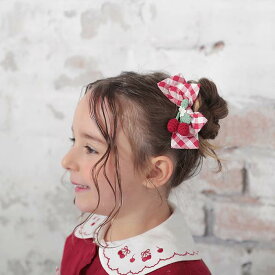 coeur a coeur (クーラクール ) ヘアゴム (フリ−) 女の子 キムラタン 子供服 ヘアアクセサリー リボン さくらんぼ チェリー かわいい