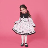coeur a coeur (クーラクール ) ハロウィンプリントワンピース (90〜120cm) 女の子 90 100 110 120 キム…