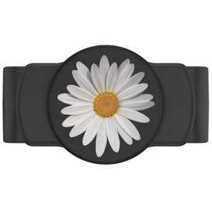 POPSOCKETS JAPAN Slide Stretch White Daisy Black with SQUARE Edges (�l�p���p) 806137
